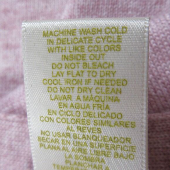 MATTY M Boyfriend Open Front Cardigan Sweater Sz XL Heather Mauve Rose Pink NWT - Picture 4 of 5